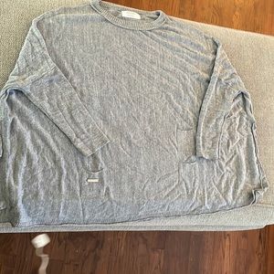 Grey loose fit shirt